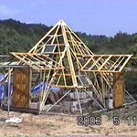 <b>피라미드</b> 집 건설현장