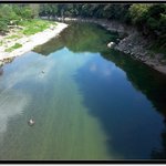 a <b>river</b> runs through it..