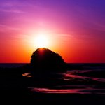 꽃지 <b>일몰</b>의 황홀경