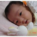 토끼와 노는 우리딸 <b>예린</b>이^^