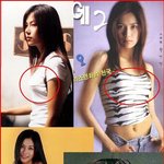 황인영 가슴<b>수술</b> 비교<b>사진</b>