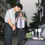 ▷◁김선일님을 <b>추모</b>하는 <b>추모</b>의 모습