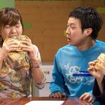 이진 먹는 모습보고 놀라는 하하 <b>효진</b>....^^*