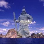 독도를 지키는 이순신<b>동상</b>