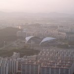 <b>집앞</b> 금당산에서 본 광주 월드컵경기장