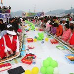 완도장보고축제 2007_207미터 <b>해초</b>김밥만들기