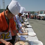 <b>완도</b>장보고축제 2007_넙치회썰기