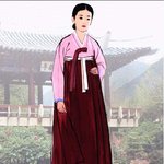 <b>한복</b>입은여인의그림