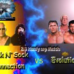 <b>today</b>  rock ‘n’ sock connection vs evolution