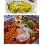 새콤....시원한 맛 있는 국수(해물 <b>파전</b>도 있어요...n.n)