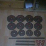 30킬로미터 <b>덤벨</b>세트..