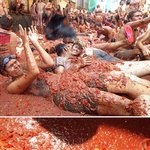 스페인 토마토 던지기 축제