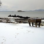 눈내린 겨울<b>바다</b>