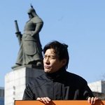 안성기, 스크린쿼터 <b>사수</b> 1인 릴레이 시위