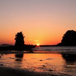 꽃지해변에 <b>일몰</b>을 담아봤습니다