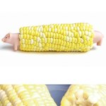 <b>옥수수</b> 손에 묻히지 않고 먹기