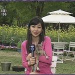 아기<b>사슴</b>을 압박(?)하는 박시준 기상캐스터