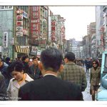 60년대 후반의 서울 <b>명동</b> 거리