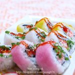 <b>삼색</b> 무초밥 만드는 방법