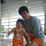 커플 수영복입은 션과 하랑이, 완전 훈훈!