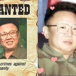김정일을 대통령으로 추대하는 촛불시위
