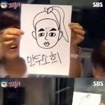 <b>선미</b>가 그린 소희..소희 싫어하나봐ㅋㅋㅋ