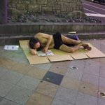 일본 <b>노숙자</b>는 내공이 쎄다