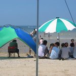 즐거운 피서지에도 <b>왕따</b>는 있따
