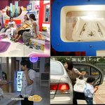 강은비,채영인이 든 화이트 크로스 빅 백 엿보기