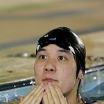 박태환 감동의 아이라인, 좀 웃어도 될까ㅋㅋ
