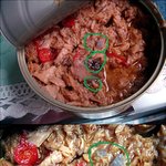 <b>참치</b>에서 이상한게 나왔음 ..뭘까요 이게 사진有