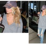 제시카<b>심슨</b>이 입은 브이넥티