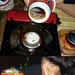 신라면과 <b>가스</b>레인지가 만났을때