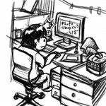 그림일기 그리는 귀여운 과대오빠 ♡ (일기 有)