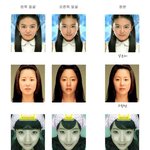 여자연예인 좌우<b>대칭</b>