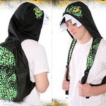 길에서 시선 집중되는 후드<b>배낭</b>!ㅋㅋ