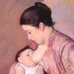 엄마의 손길--------mary cassatt