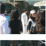 올 화이트 <b>의상</b>의 장진영, 어깨털이 포인트~!
