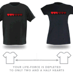 티셔츠를 입고 사랑을 확인해보세요