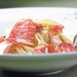 <b>연어</b> 코냑 크림소스 페투치네