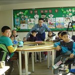 볼음도에서의 선생님들