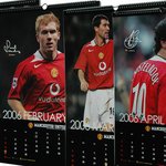 맨유 달력에 이름을 당당하게 올린 박지성