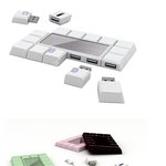 초콜렛모양 휴대용 하드디스크