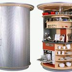 좁은 아파트에 제격인 회전하는 <b>주방</b>