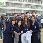 윤은혜 고등학교 칭<b>구들</b>과 교복입고 찍은 사진