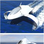 바다 위 비행기, 하이도로포일