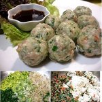 만두피가 없는 <b>굴림</b>만두