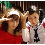 김선아 촬영중 김지우와 셀카..ㅋㅋ <b>깻잎머리</b> 귀엽다