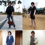 김정은 <b>협찬</b>사진 한결같은 자세