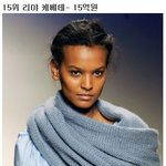 세계에서 돈 제일 많이 버는 모델 1위는?